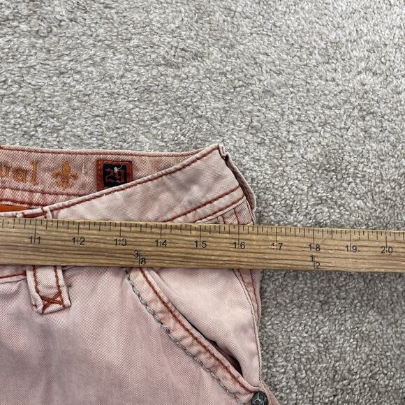 Rock Revival Cargo Cropped Pant Women Size 29 x 26" Inseam Mid Rise 63-27 - Picture 7 of 9